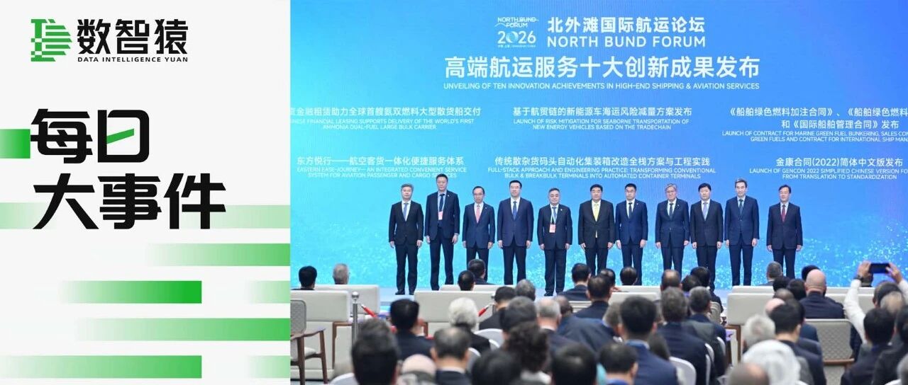 北外滩国际航运论坛发布两项救捞智能化新成果 | 每日大事件